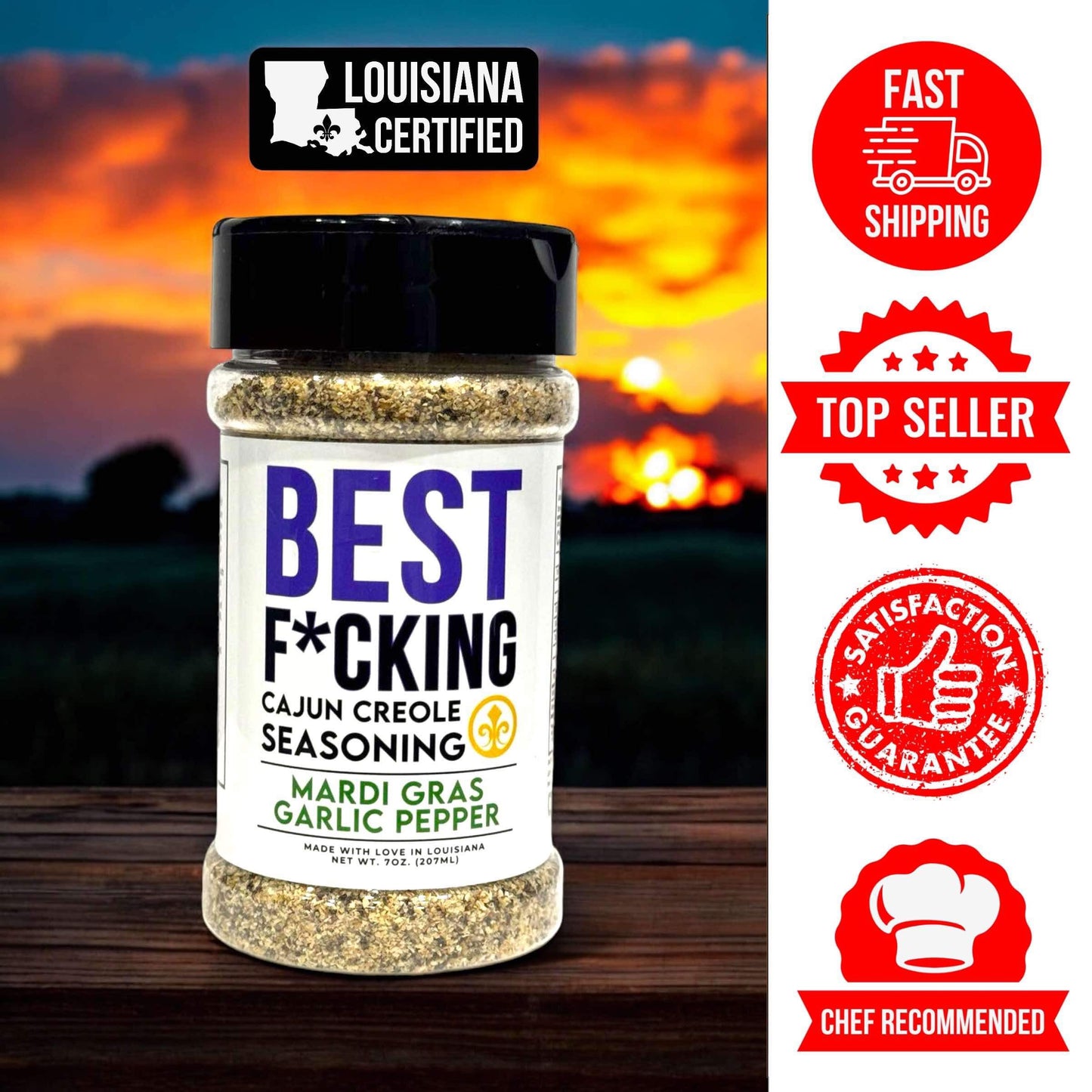 Best F*cking Mardi Gras Garlic Pepper