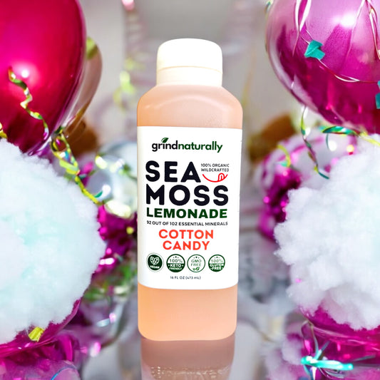 Organic Sea Moss Lemonade - Cotton Candy