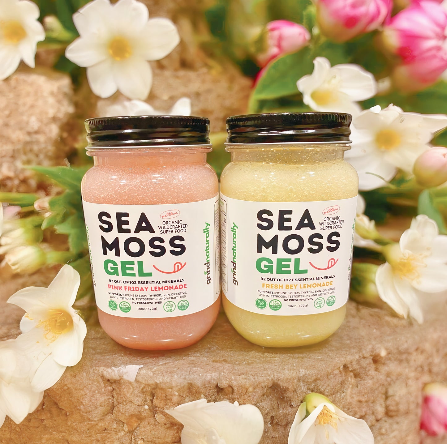 Summer Bundle Lemonade Sea Moss Gel 2X