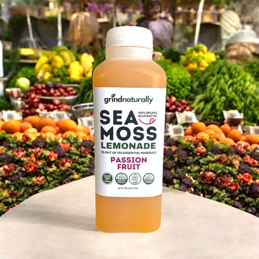 Organic Sea Moss Lemonade - Passion Fruit