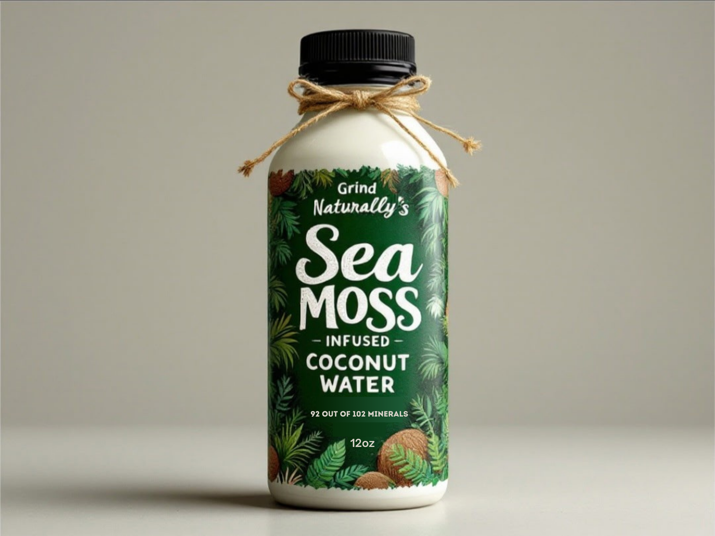 Sea Moss Infused Coconut Water - (12oz)